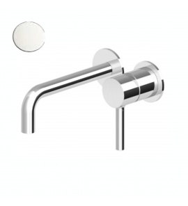 Zucchetti Pan bateria umywalkowa 2-otworowa element zewnętrzny biały matowy gofrowany ZP6030.W1