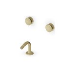 Zucchetti Sablier Bateria bidetowa podtynkowa z wylewką stojącą Brushed British Gold PVD ZSL5737.XP31