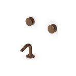 Zucchetti Sablier Bateria bidetowa podtynkowa z wylewką stojącą Matt Chocolate PVD ZSL5737.XSP21