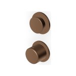 Zucchetti Sablier Bateria termostatyczna natryskowa podtynkowa - element zewnętrzny Matt Chocolate PVD ZSL801.XSP21