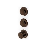 Zucchetti Sablier Bateria termostatyczna natryskowa podtynkowa - element zewnętrzny Brushed Chocolate PVD ZSL802.XP21
