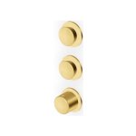 Zucchetti Sablier Bateria termostatyczna natryskowa podtynkowa - element zewnętrzny Brushed Gold PVD ZSL802.XP41
