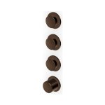 Zucchetti Sablier Bateria termostatyczna natryskowa podtynkowa 3-drożna - element zewnętrzny Brushed Chocolate PVD ZSL803.XP21