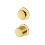 Zucchetti Sablier Bateria termostatyczna natryskowa podtynkowa 2-drożna - element zewnętrzny Brushed Gold PVD ZSL806.XP41
