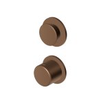 Zucchetti Sablier Bateria termostatyczna natryskowa podtynkowa 2-drożna - element zewnętrzny Matt Chocolate PVD ZSL806.XSP21