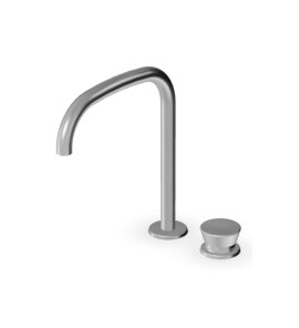 Zucchetti Sablier Bateria umywalkowa 2-otworowa Brushed Stainless Steel ZSL418.X