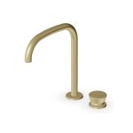 Zucchetti Sablier Bateria umywalkowa 2-otworowa Brushed British Gold PVD ZSL418.XP31
