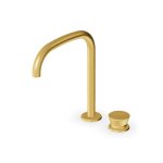Zucchetti Sablier Bateria umywalkowa 2-otworowa Brushed Gold PVD ZSL418.XP41