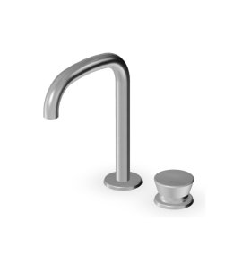 Zucchetti Sablier Bateria umywalkowa 2-otworowa Brushed Stainless Steel ZSL419.X