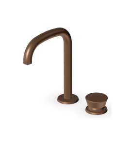 Zucchetti Sablier Bateria umywalkowa 2-otworowa Matt Chocolate PVD ZSL419.XSP21
