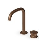 Zucchetti Sablier Bateria umywalkowa 2-otworowa Matt Chocolate PVD ZSL419.XSP21