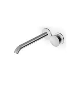 Zucchetti Sablier Bateria umywalkowa podtynkowa 2-otworowa 225 mm - element zewnętrzny Brushed Stainless Steel ZSL431.X