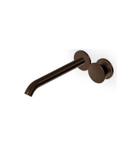 Zucchetti Sablier Bateria umywalkowa podtynkowa 2-otworowa 225 mm - element zewnętrzny Brushed Chocolate PVD ZSL431.XP21