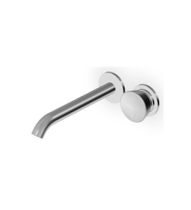 Zucchetti Sablier Bateria umywalkowa podtynkowa 2-otworowa 200 mm - element zewnętrzny Brushed Stainless Steel ZSL432.X