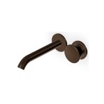 Zucchetti Sablier Bateria umywalkowa podtynkowa 2-otworowa 175 mm - element zewnętrzny Brushed Chocolate PVD ZSL433.XP21