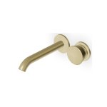 Zucchetti Sablier Bateria umywalkowa podtynkowa 2-otworowa 175 mm - element zewnętrzny Brushed British Gold PVD ZSL433.XP31
