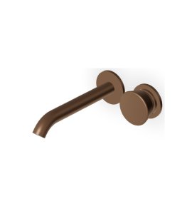 Zucchetti Sablier Bateria umywalkowa podtynkowa 2-otworowa 175 mm - element zewnętrzny Matt Chocolate PVD ZSL433.XSP21