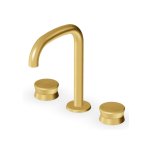Zucchetti Sablier Bateria umywalkowa 2-otworowa Brushed Gold PVD ZSL5342.XP41