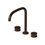 Zucchetti Sablier Bateria umywalkowa 3-otworowa Brushed Chocolate PVD ZSL5343.XP21