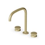 Zucchetti Sablier Bateria umywalkowa 3-otworowa Brushed British Gold PVD ZSL5343.XP31