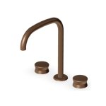 Zucchetti Sablier Bateria umywalkowa 3-otworowa Matt Chocolate PVD ZSL5343.XSP21