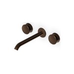 Zucchetti Sablier Bateria umywalkowa podtynkowa 3-otworowa - element zewnętrzny Brushed Chocolate PVD ZSL5780.XP21