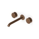 Zucchetti Sablier Bateria umywalkowa podtynkowa 3-otworowa - element zewnętrzny Matt Chocolate PVD ZSL5780.XSP21