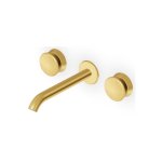 Zucchetti Sablier Bateria umywalkowa podtynkowa 200 mm 3-otworowa -  element zewnętrzny Brushed Gold PVD ZSL5781.XP41