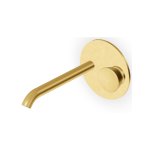Zucchetti Sablier Bateria umywalkowa podtynkowa 225 mm - element zewnętrzny Brushed Gold PVD ZSL735.XP41