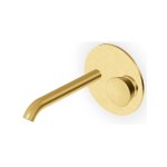 Zucchetti Sablier Bateria umywalkowa podtynkowa 200 mm Brushed Gold PVD ZSL736.XP41
