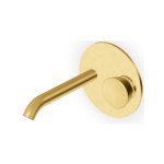 Zucchetti Sablier Bateria umywalkowa podtynkowa 175 mm - element zewnętrzny Brushed Gold PVD ZSL739.XP41