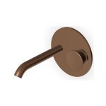 Zucchetti Sablier Bateria umywalkowa podtynkowa 175 mm - element zewnętrzny Matt Chocolate PVD ZSL739.XSP21