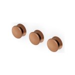 Zucchetti Sablier Bateria wannowo-natryskowa 3-otworowa podtynkowa - element zewnętrzny Brushed Copper PVD ZSL5695.XP91