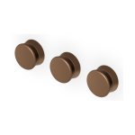 Zucchetti Sablier Bateria wannowo-natryskowa 3-otworowa podtynkowa - element zewnętrzny Matt Chocolate PVD ZSL5695.XSP21