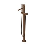 Zucchetti Sablier Bateria wannowa wolnostojąca z zestawem natryskowym - element zewnętrzny Matt Chocolate PVD ZSL730.XSP21