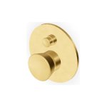 Zucchetti Sablier Bateria wannowo-natryskowa podtynkowa - element zewnętrzny Brushed Gold PVD ZSL775.XP41