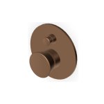 Zucchetti Sablier Bateria wannowo-natryskowa podtynkowa - element zewnętrzny Matt Chocolate PVD ZSL775.XSP21