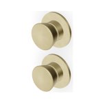 Zucchetti Sablier Bateria wannowo-natryskowa podtynkowa 2-drożna - element zewnętrzny Brushed British Gold PVD ZSL778.XP31