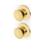 Zucchetti Sablier Bateria wannowo-natryskowa podtynkowa 2-drożna - element zewnętrzny Brushed Gold PVD ZSL778.XP41