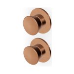 Zucchetti Sablier Bateria wannowo-natryskowa podtynkowa 2-drożna - element zewnętrzny Brushed Copper PVD ZSL778.XP91