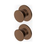 Zucchetti Sablier Bateria wannowo-natryskowa podtynkowa 2-drożna - element zewnętrzny Matt Chocolate PVD ZSL778.XSP21