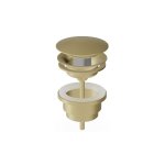 Zucchetti Sablier Korek klik-klak Brushed British Gold PVD R97778.XP31