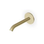 Zucchetti Sablier Wylewka ścienna podtynkowa 175 mm Brushed British Gold PVD Z92265.XP31