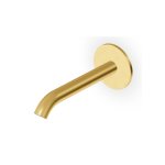 Zucchetti Sablier Wylewka ścienna podtynkowa 175 mm Brushed Gold PVD Z92265.XP41