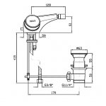 Zucchetti Savoir Bateria bidetowa 1-otworowa chrom ZSV603.CN