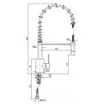 Zucchetti Shock Bateria zlewozmywakowa jednouchwytowa chrom ZP4264