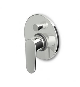 Zucchetti Sun Bateria wannowo-natryskowa jednouchwytowa podtynkowa element zewnętrzny chrom ZSN134