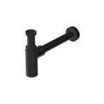 Zucchetti Syfon umywalkowy Brushed Total Black PVD Z9502P.P81