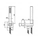 Zucchetti Zestaw prysznicowy chrom Z94028