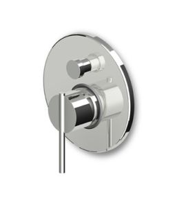 Zucchetti ZXS Bateria Wannowo-natryskowa Jednouchwytowa Podtynkowa element zewnętrzny chrom ZXS134